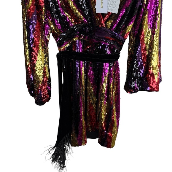Rebecca Vallance Kaia Sequin Dress SZ 2 (U.S) Multicolor NWT - Picture 5 of 14